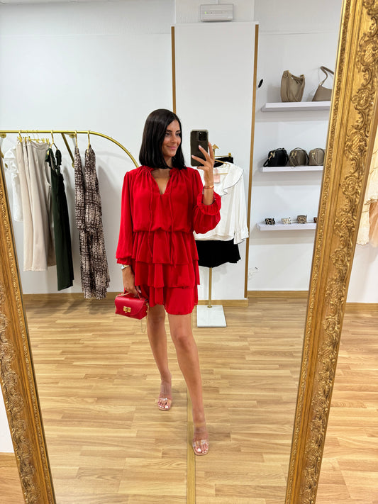 Vestido Dafne rojo