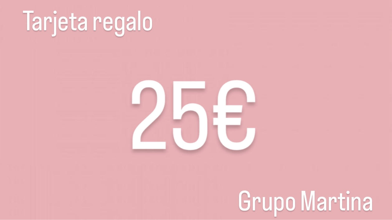 Tarjeta regalo 25€